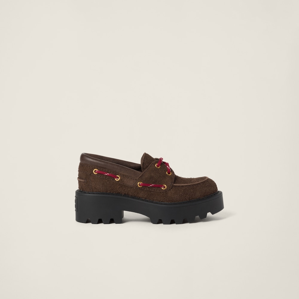 Suede loafers