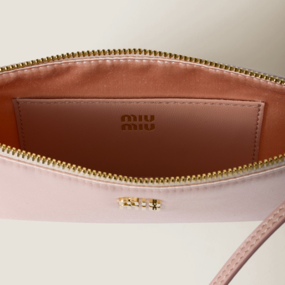 Satin mini pouch