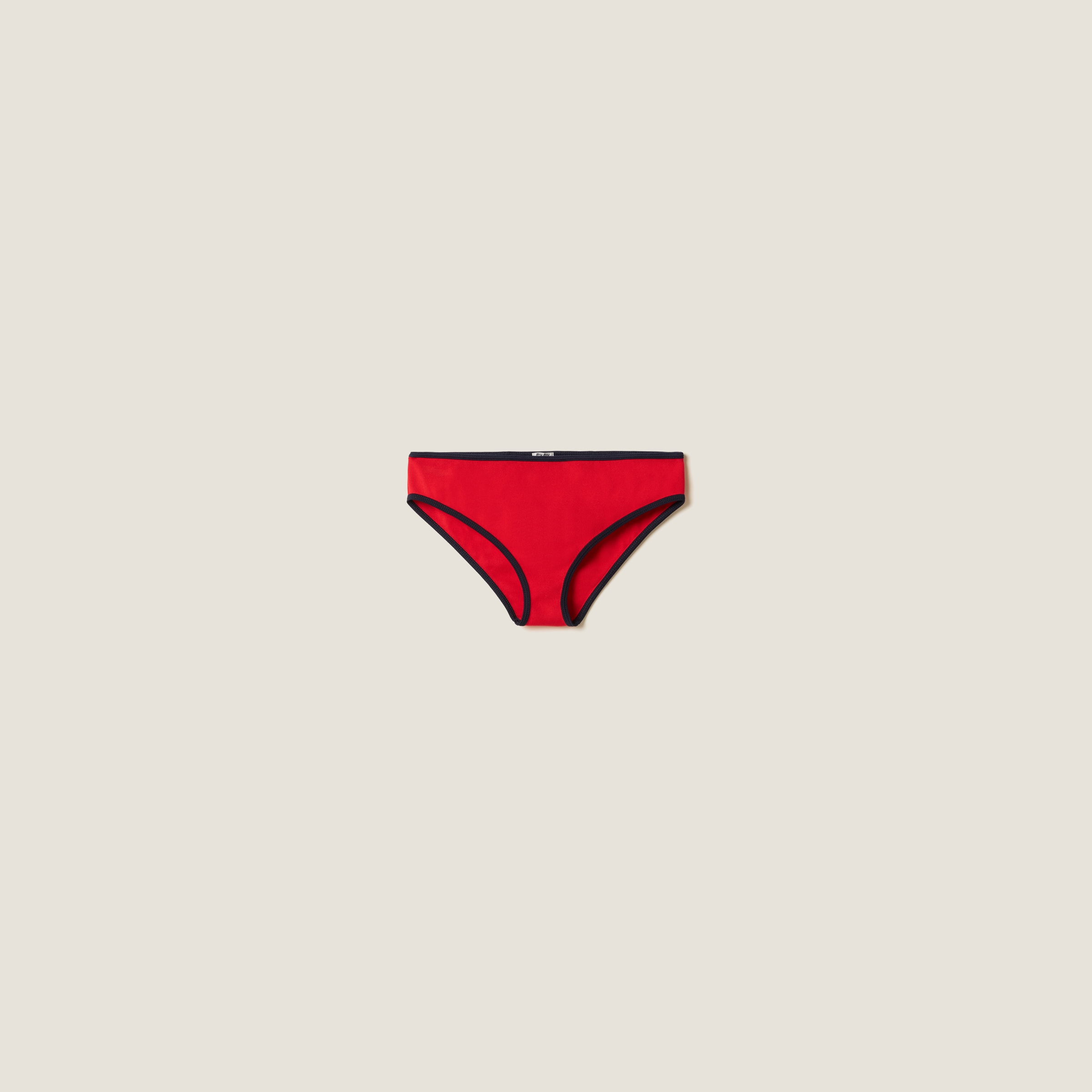 Technical knit swimsuit bottom