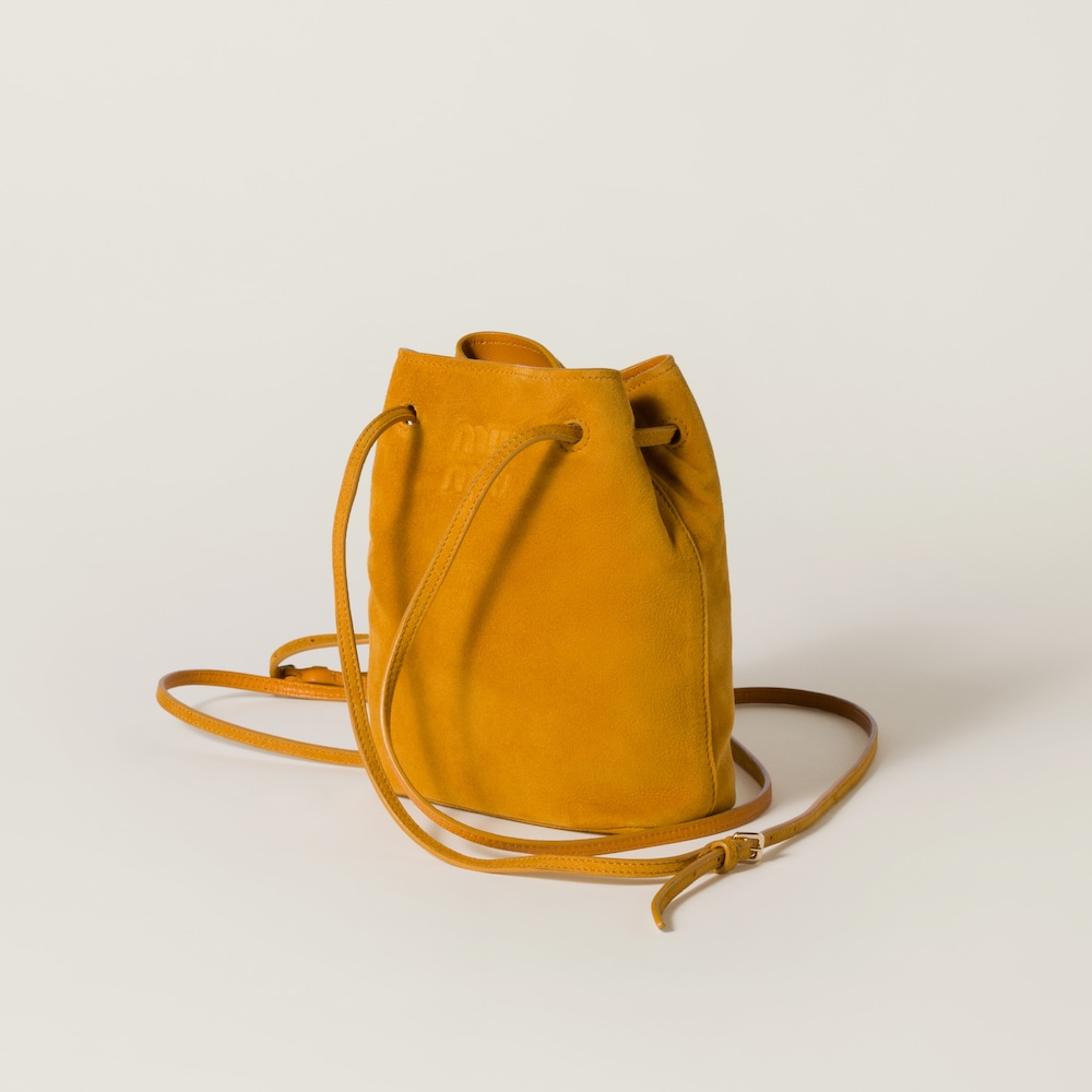 Suede pouch