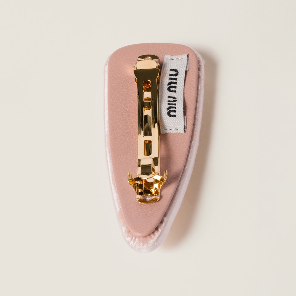 Satin hair clip