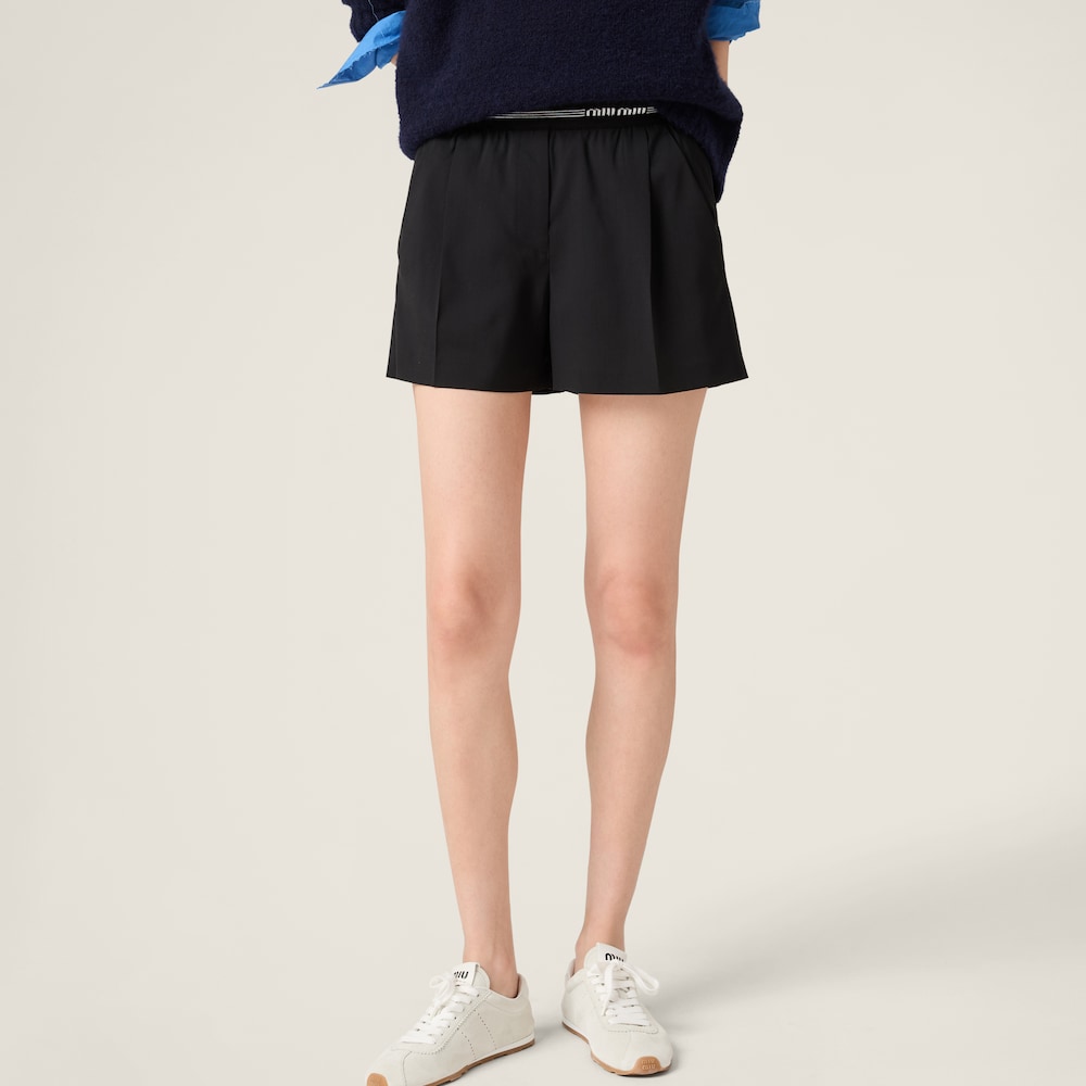 Wool shorts