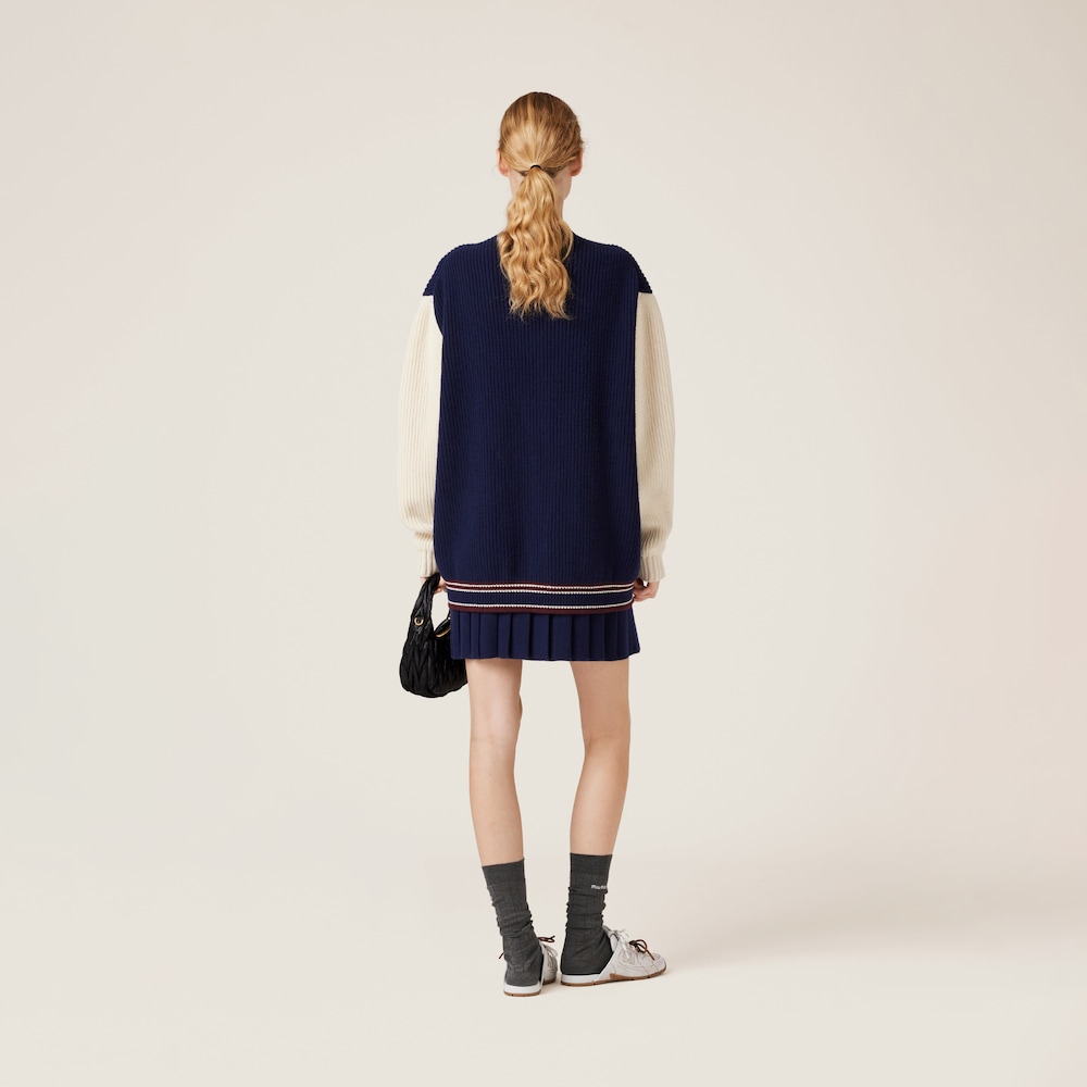 Wool and cashmere cardigan