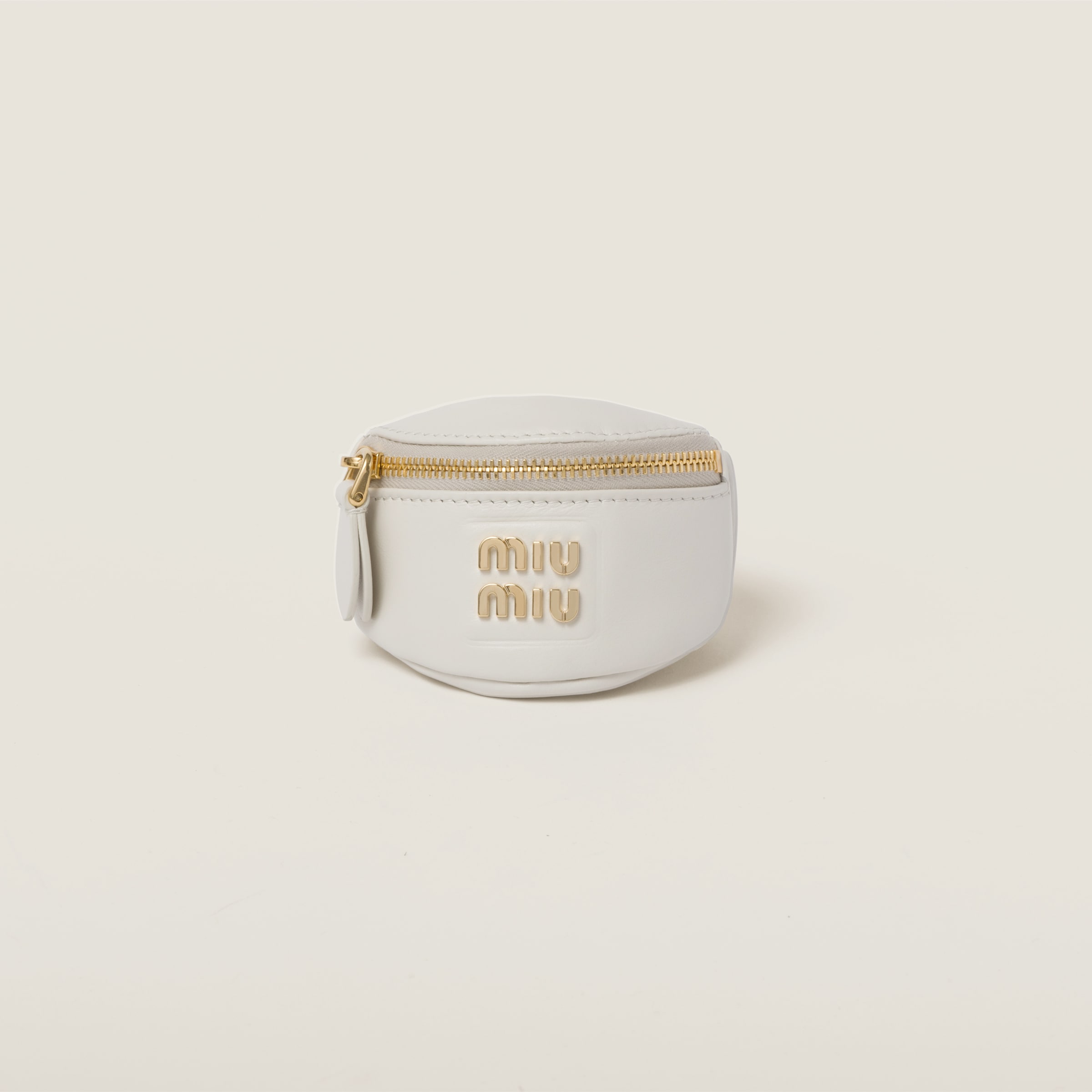 Bracelet with leather mini-pouch