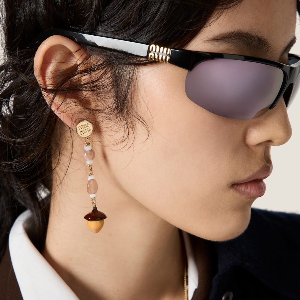 Metal earrings
