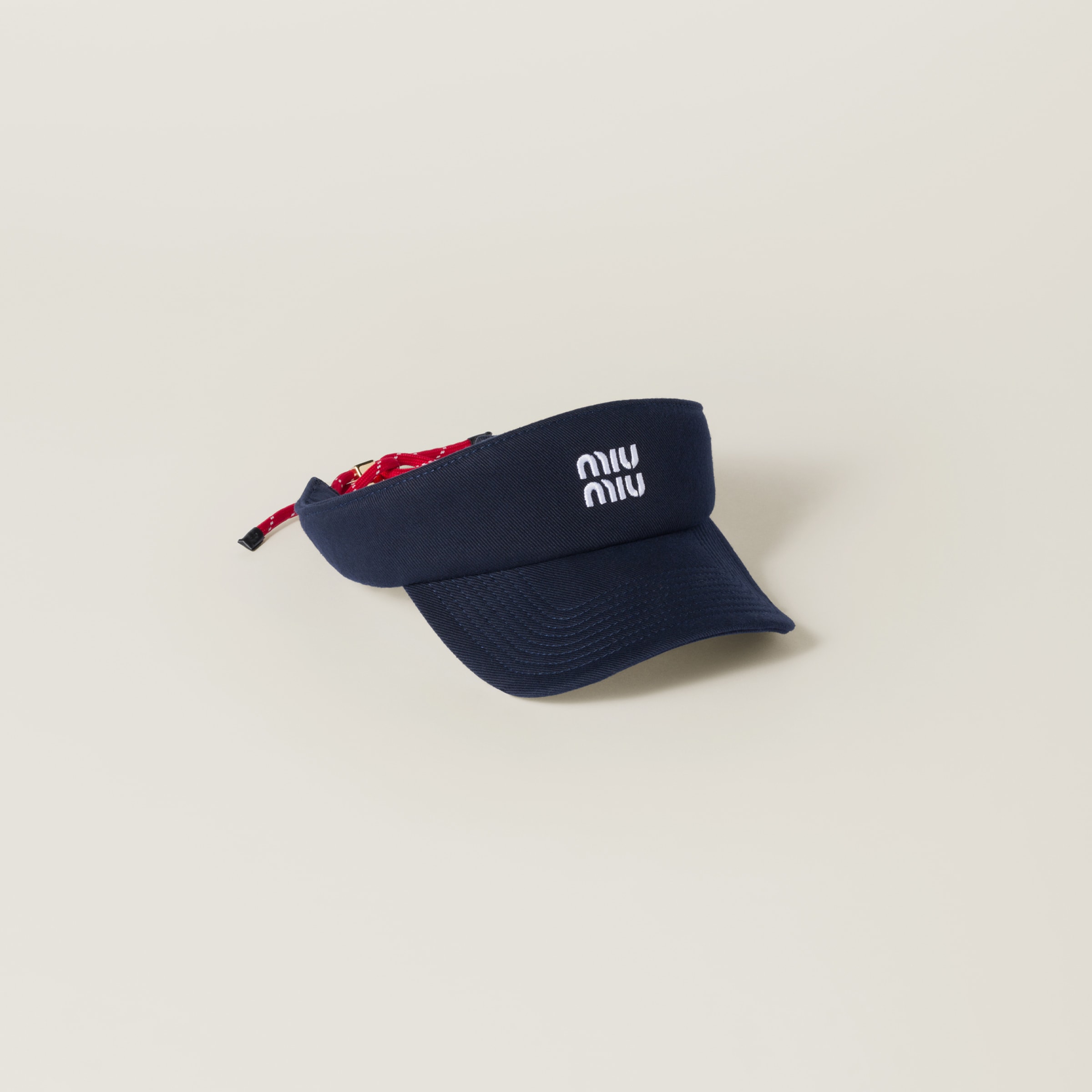 Denim visor