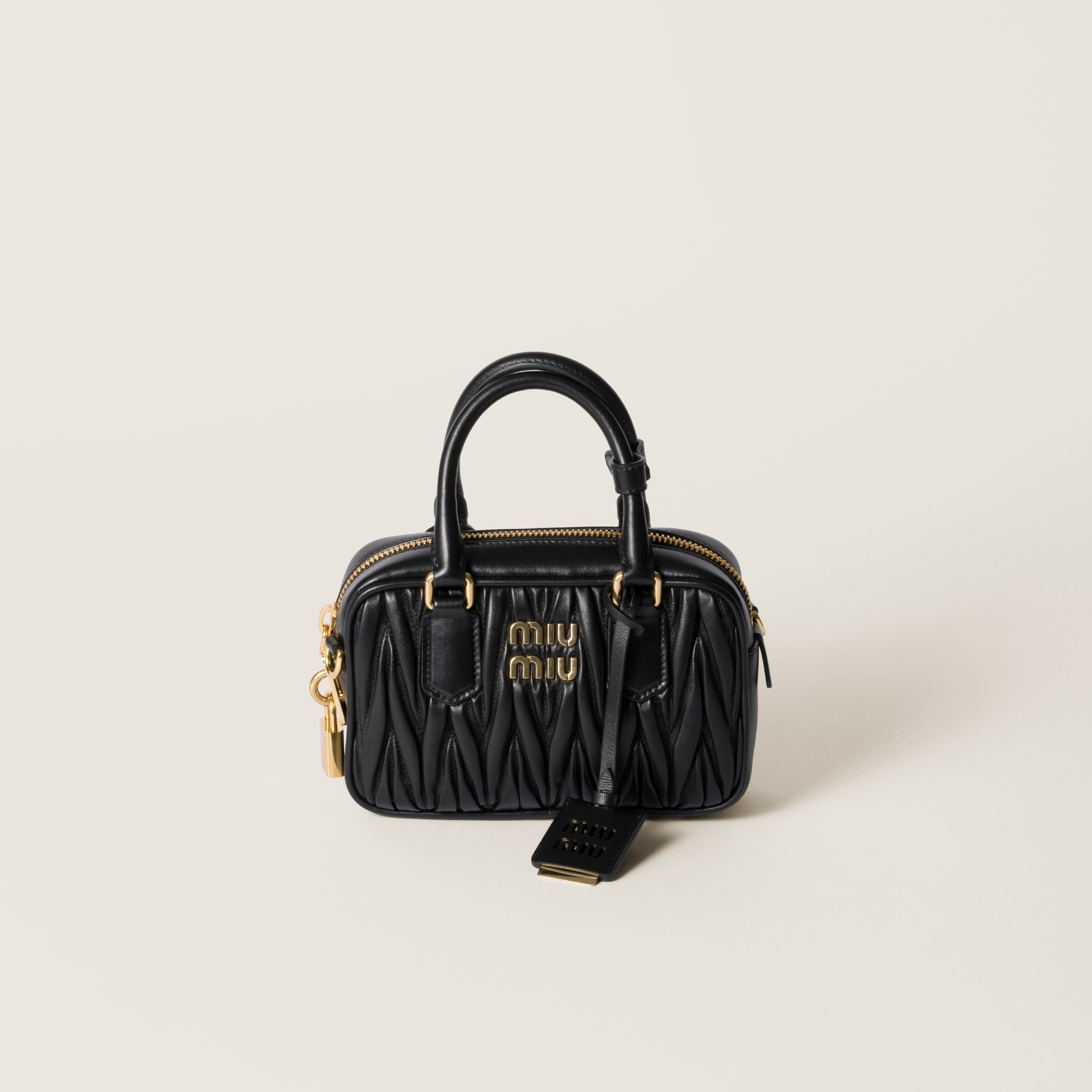 Arcadie Matelassé nappa leather bag