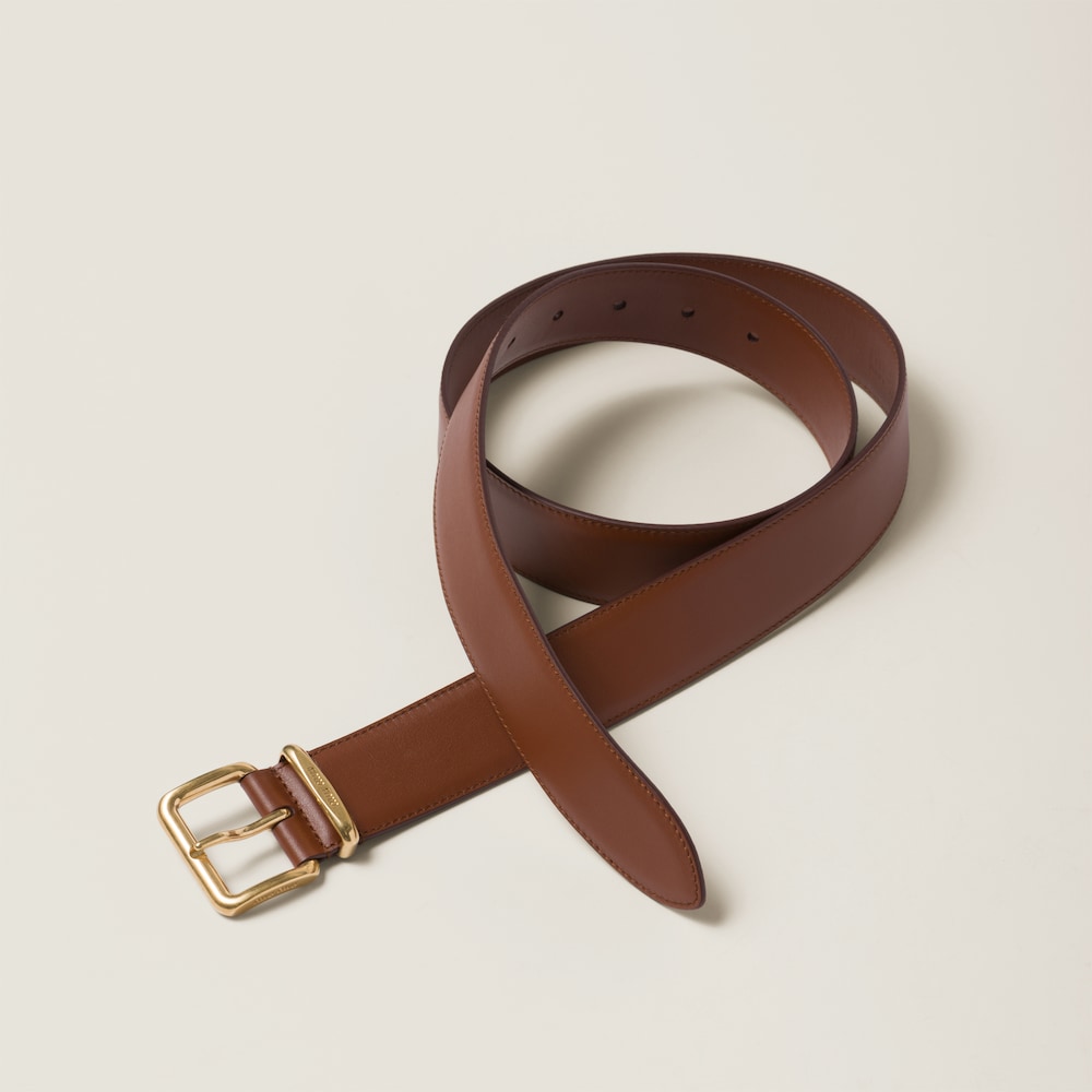 Leather belt