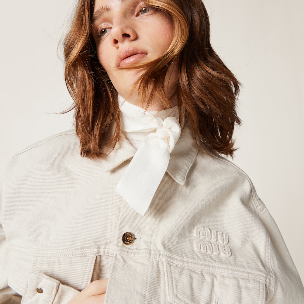 Ecru denim jacket
