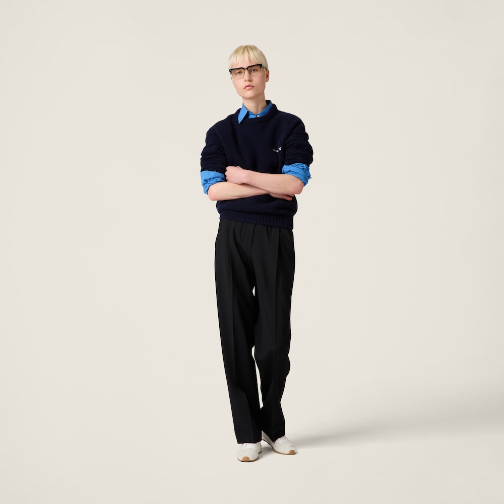 Wool joggers