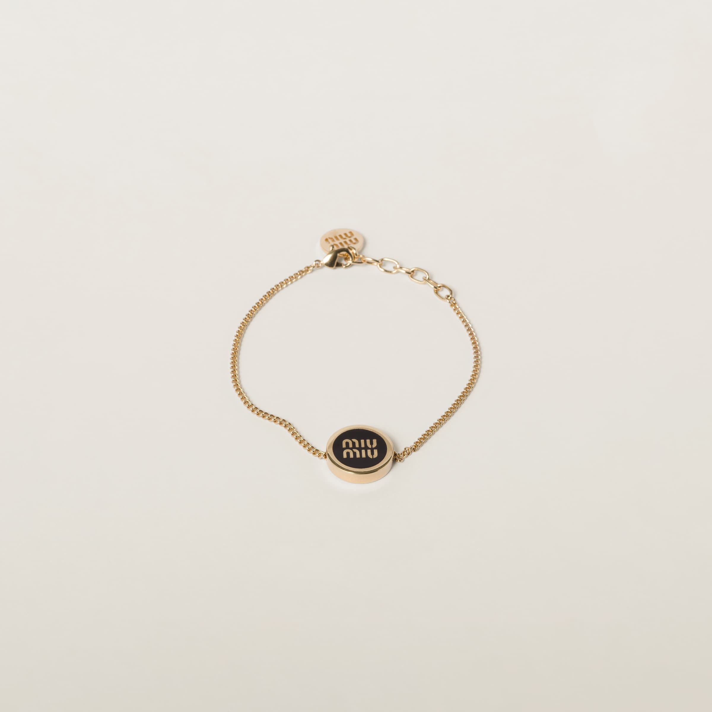 Enameled metal bracelet