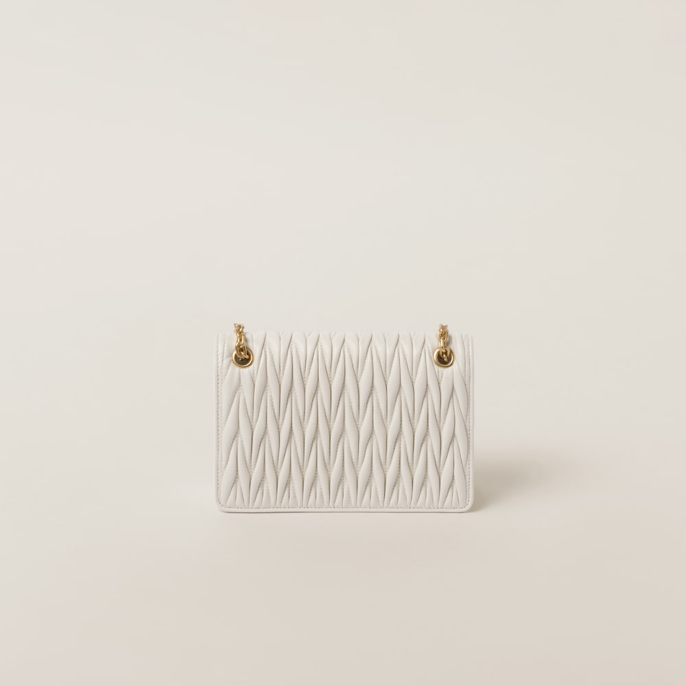 Matelassé nappa leather mini-bag