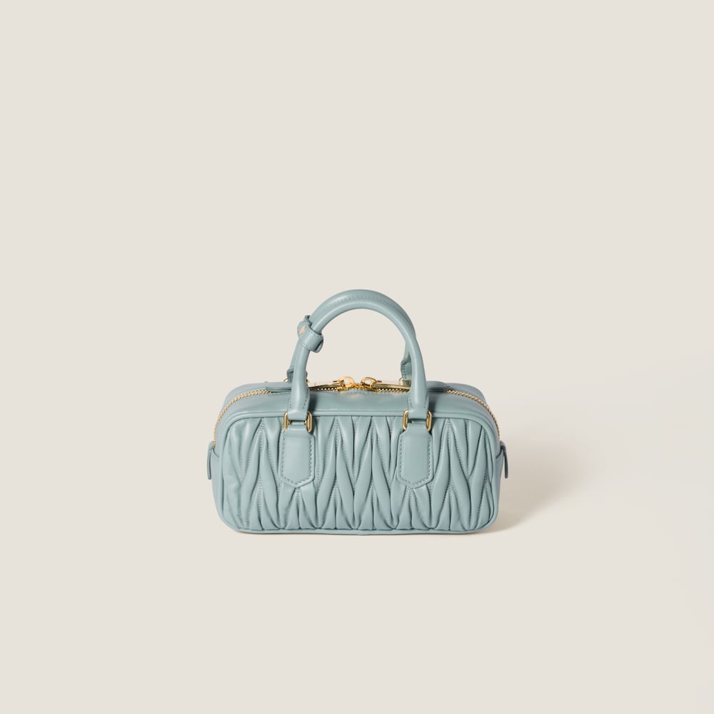 Arcadie matelassé nappa leather bag