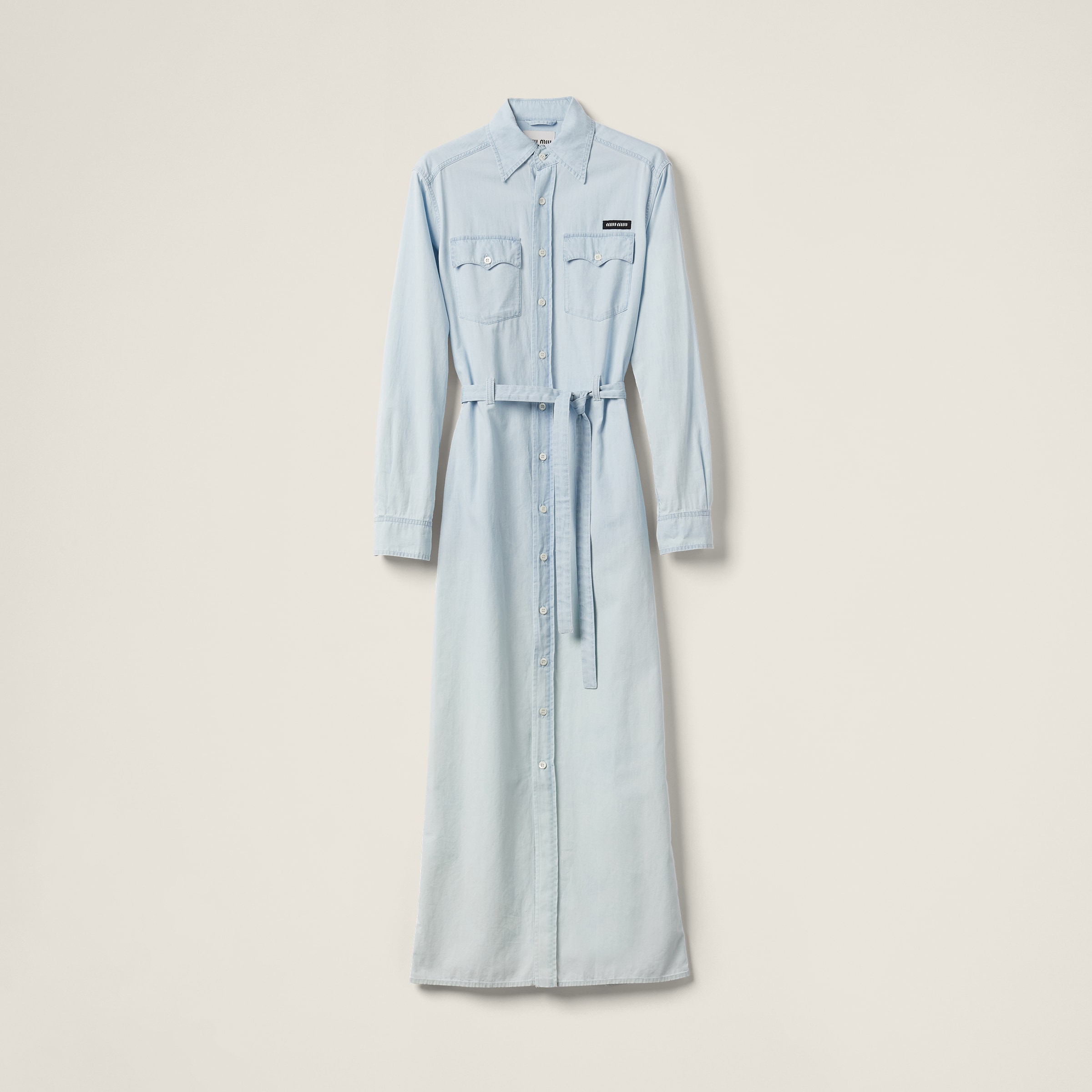 Long chambray dress