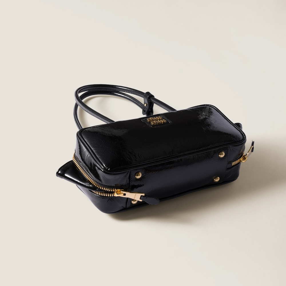 Beau naplak patent leather bag