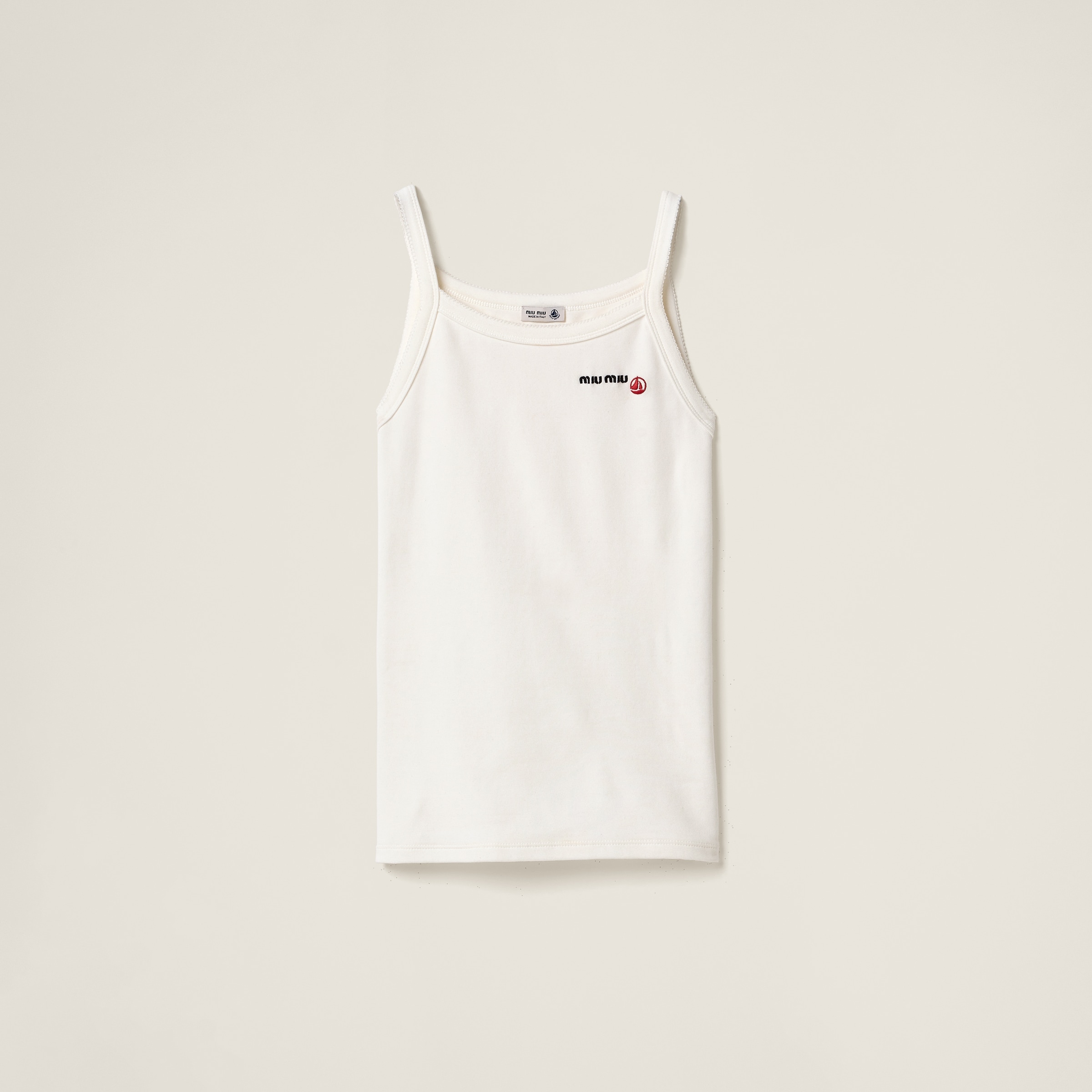 Petit Bateau X Miu Miu stretch jersey top
