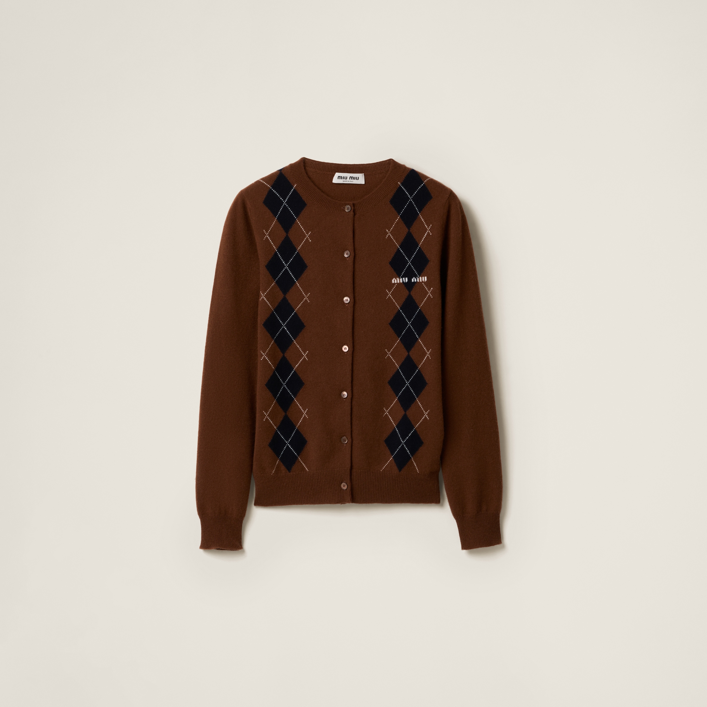 Cashmere knit cardigan