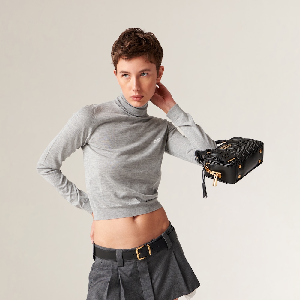 Cashmere and silk sweater