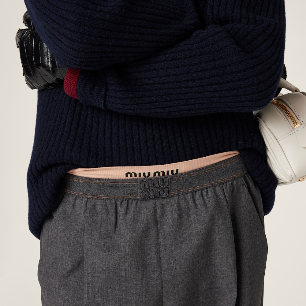 Superfine wool pants