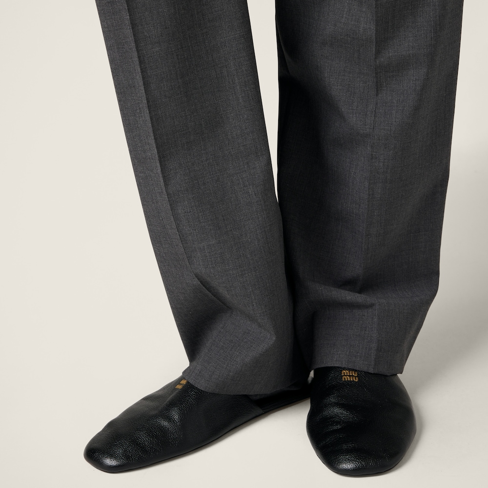 Superfine wool pants