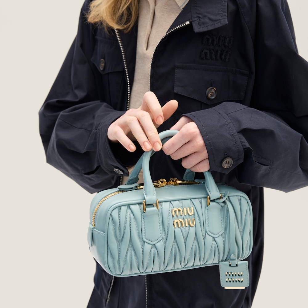 Arcadie matelassé nappa leather bag