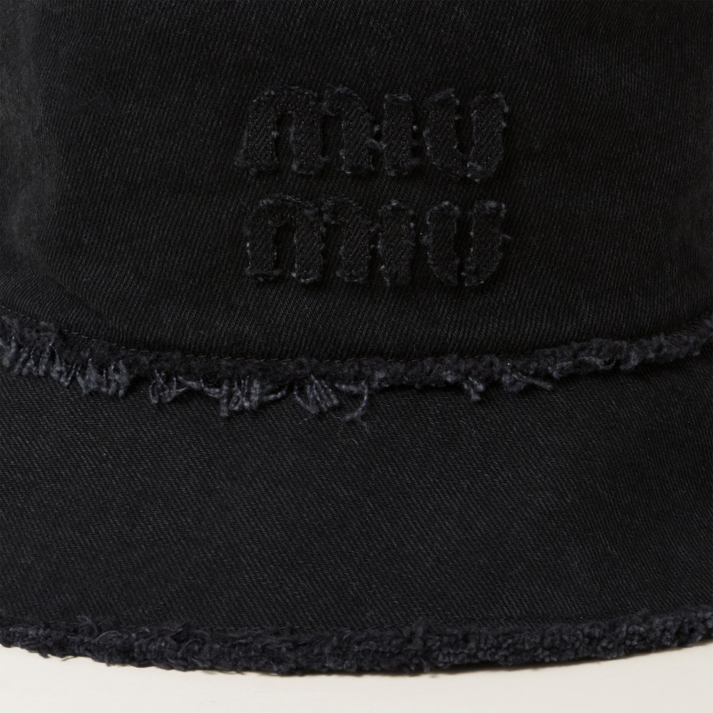 Denim bucket hat