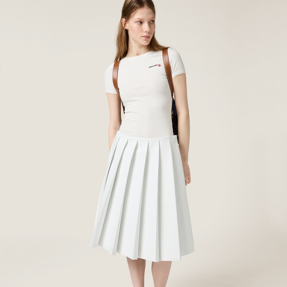 Petit Bateau X Miu Miu stretch jersey slim T-shirt