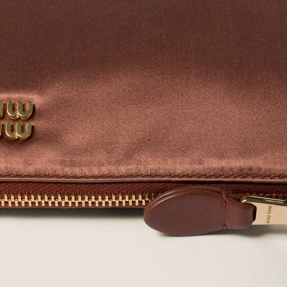 Satin mini pouch