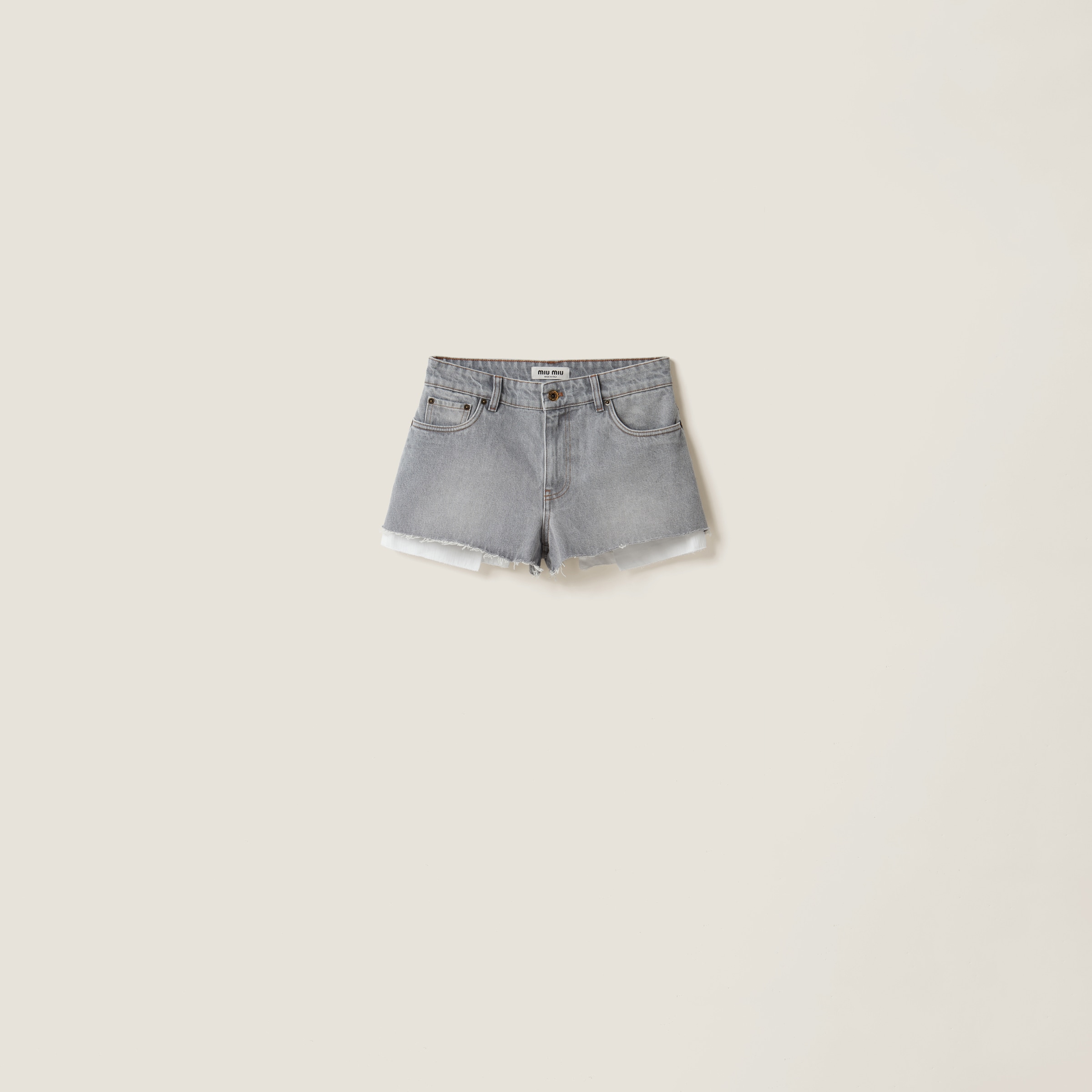 Denim shorts