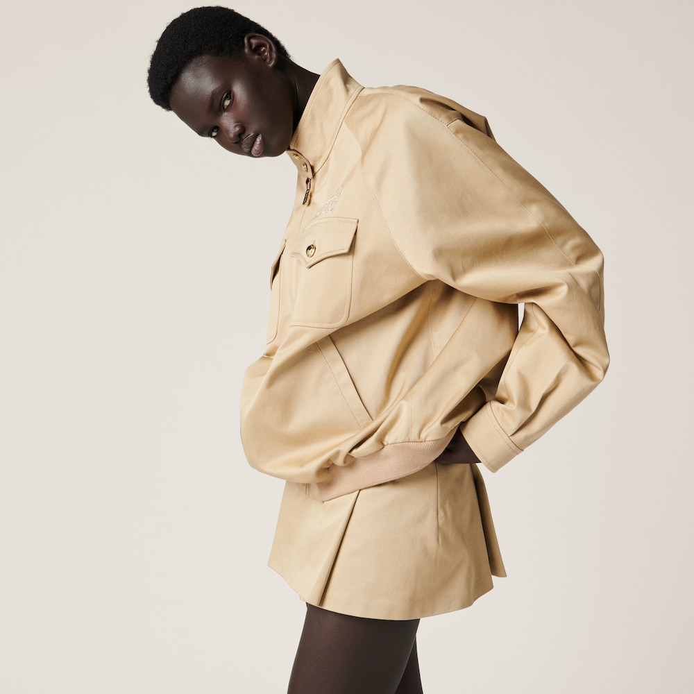 Chino blouson jacket