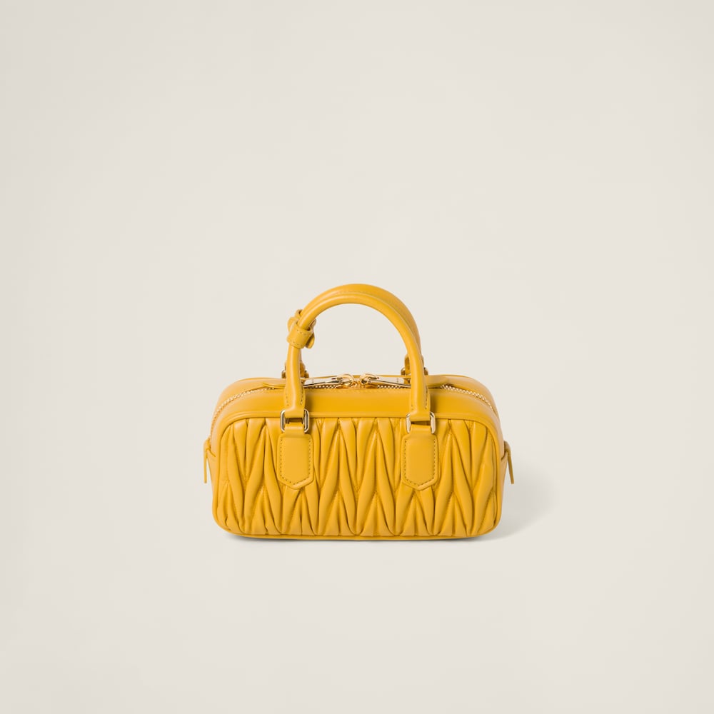 Arcadie matelassé nappa leather bag