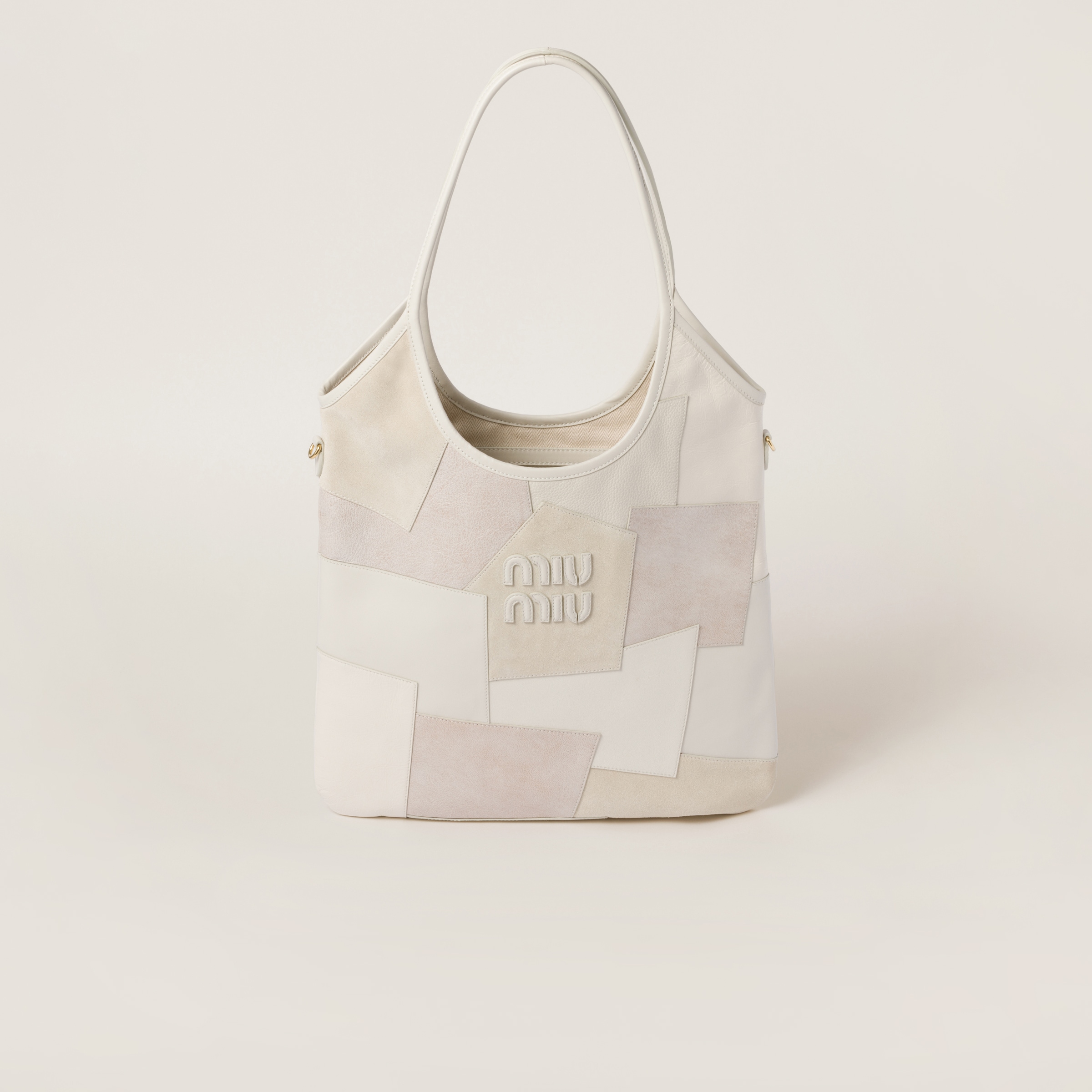 IVY leather patchwork bag