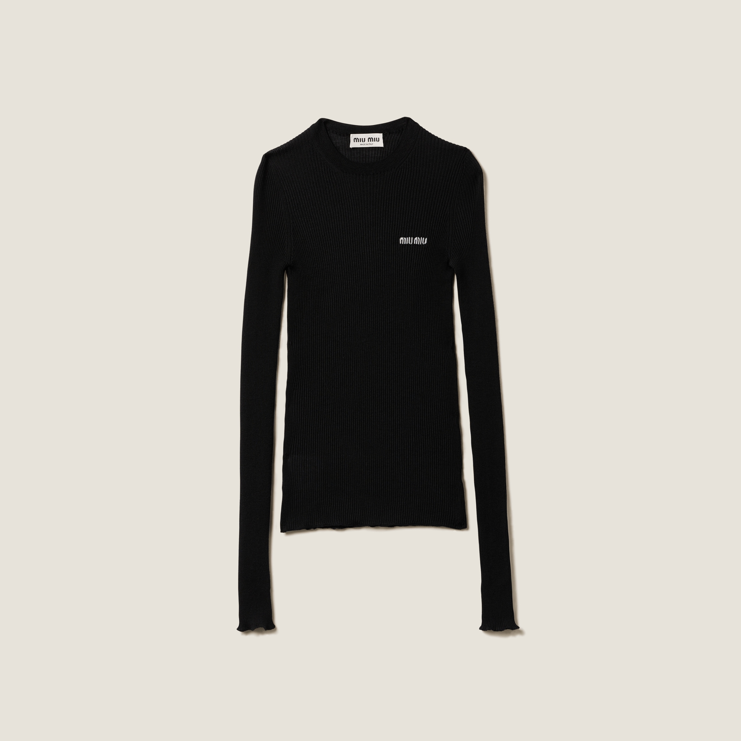 Cashmere and silk sweater