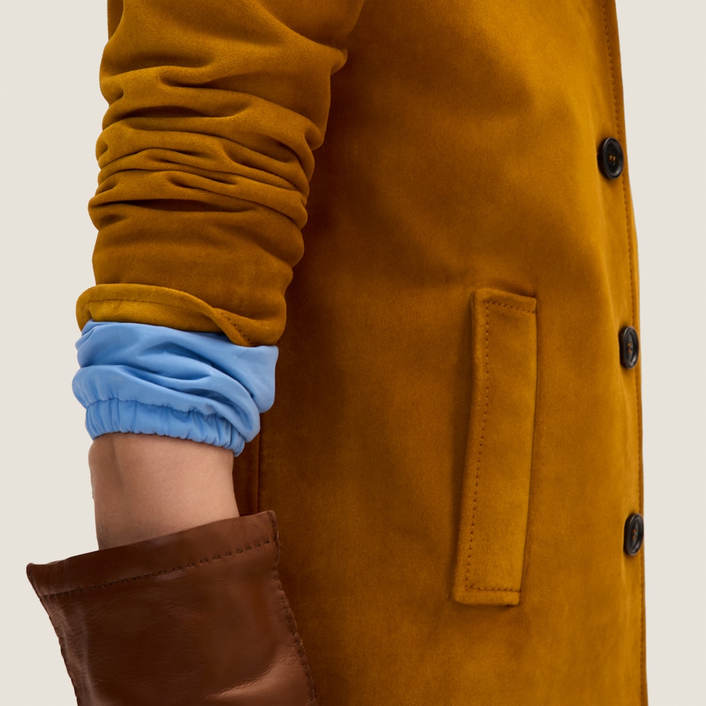Suede coat