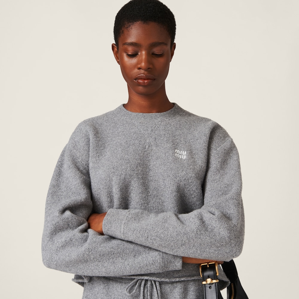 Wool and cashmere sweater