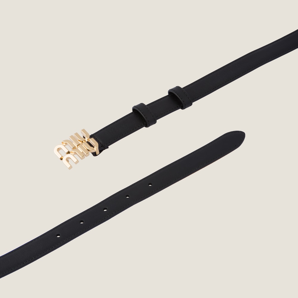 Leather belt