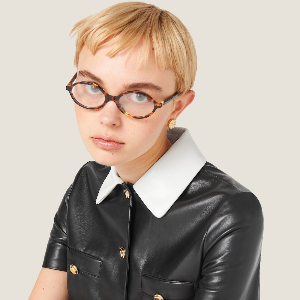 Nappa leather dress