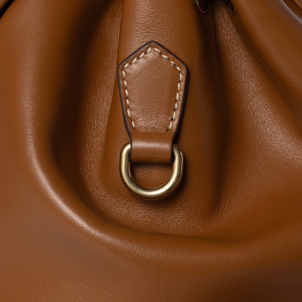 Leather backpack