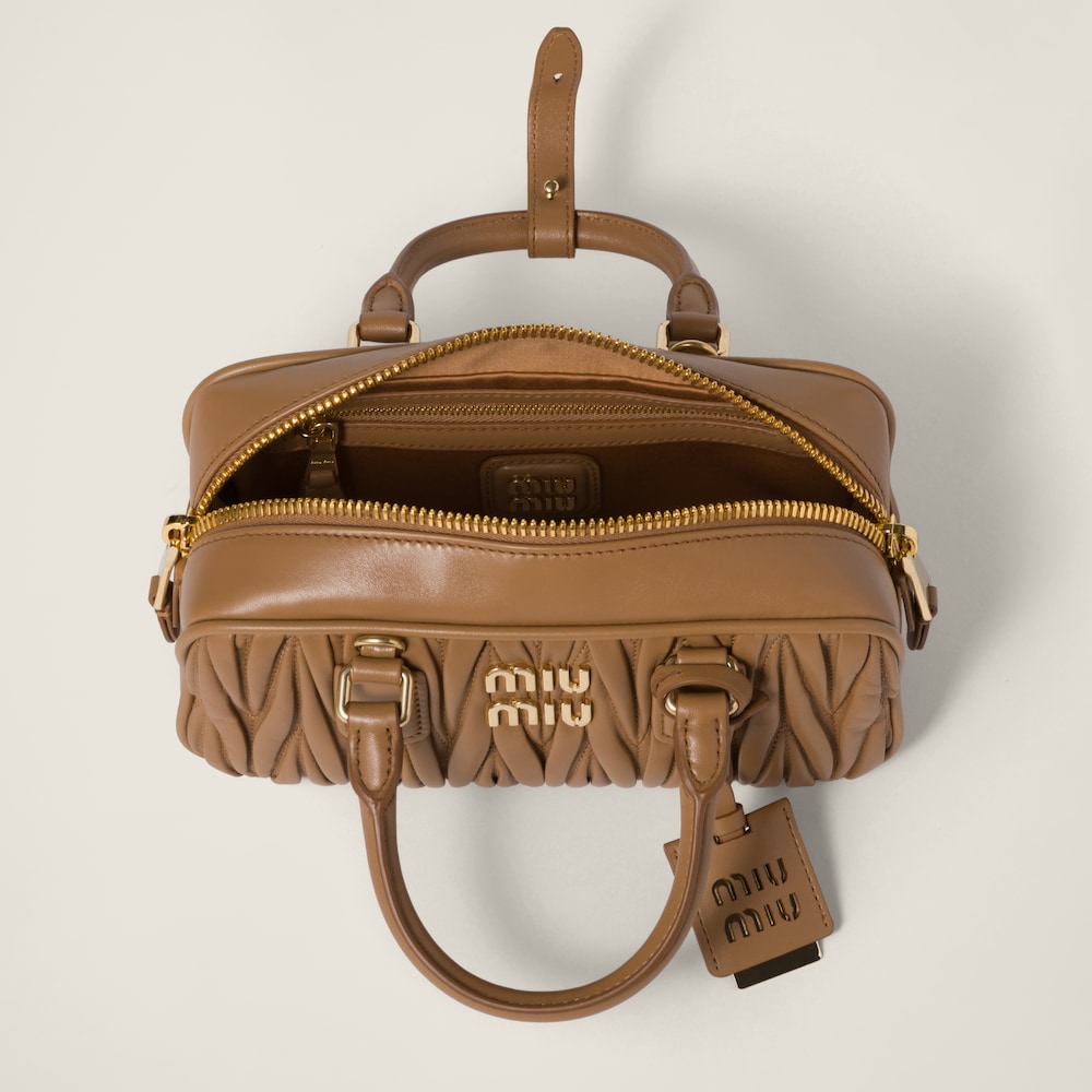 Arcadie matelassé nappa leather bag