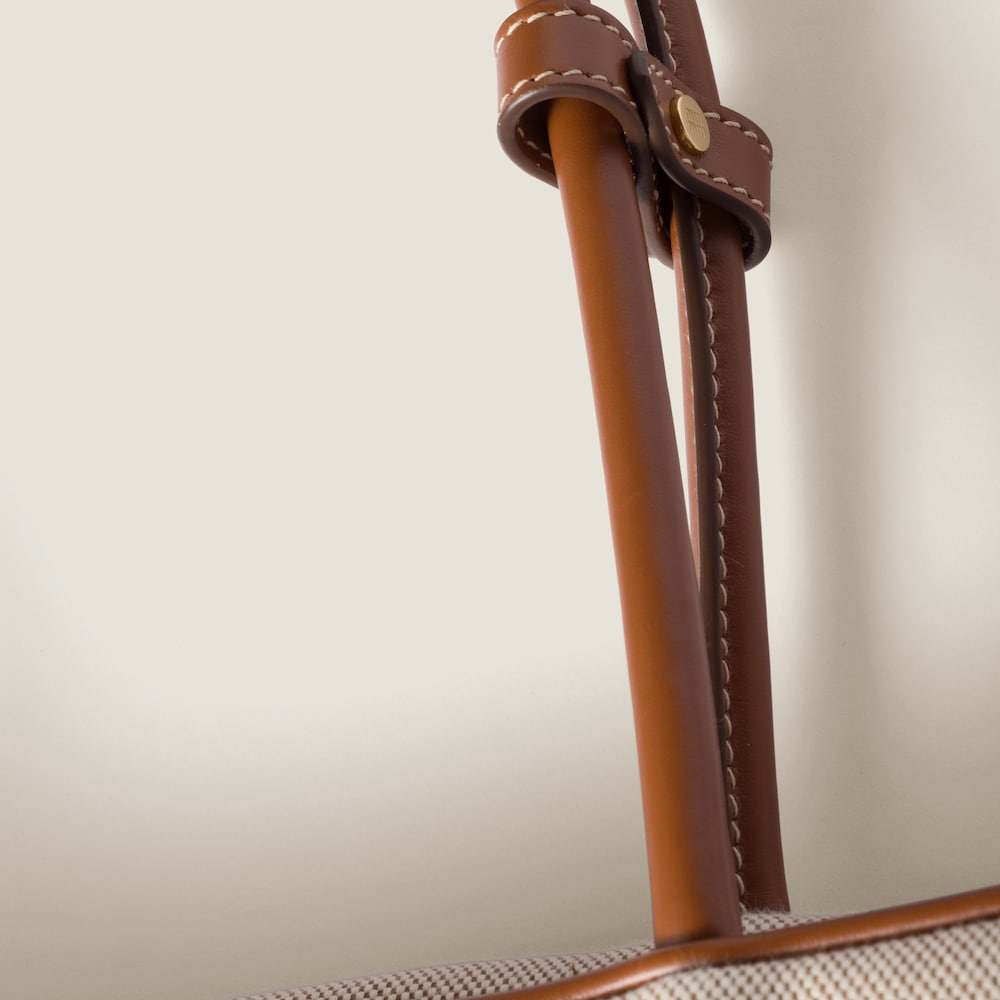 Beau canvas and leather bag