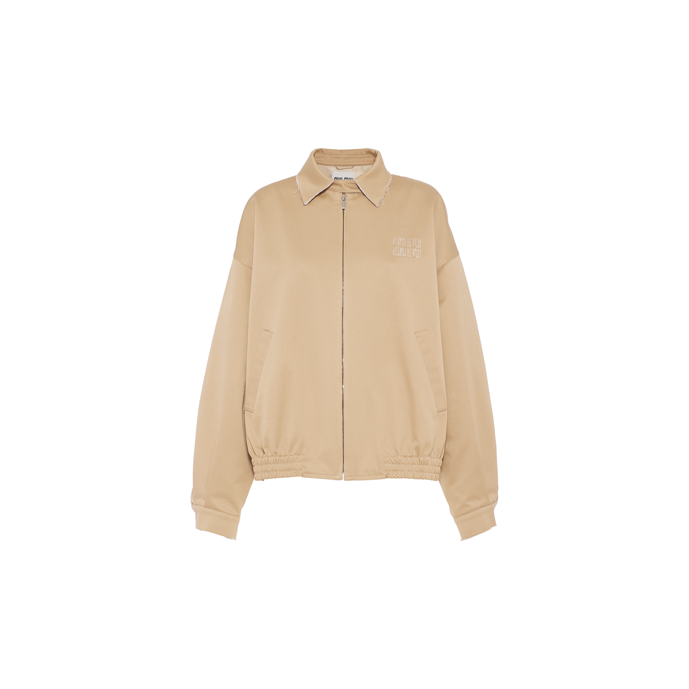 Oversized chino blouson jacket