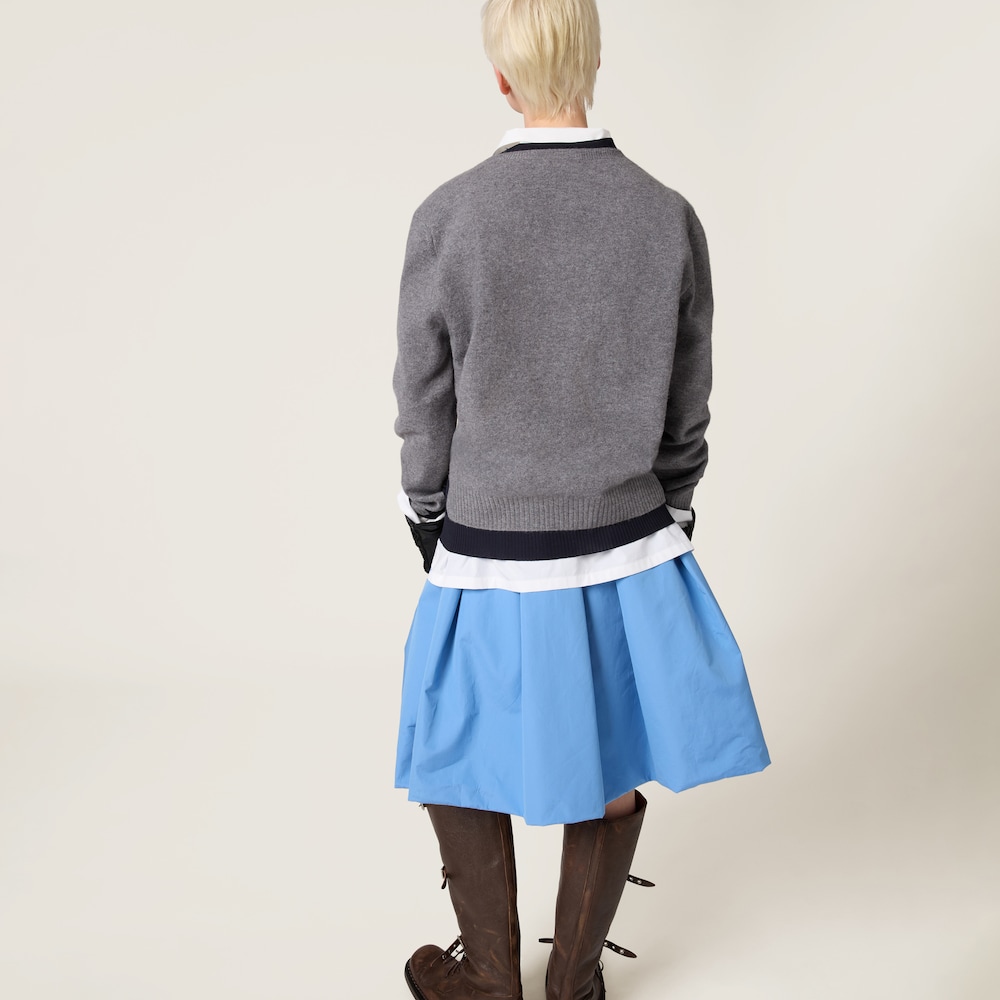 Silk and cashmere V-neck sweater