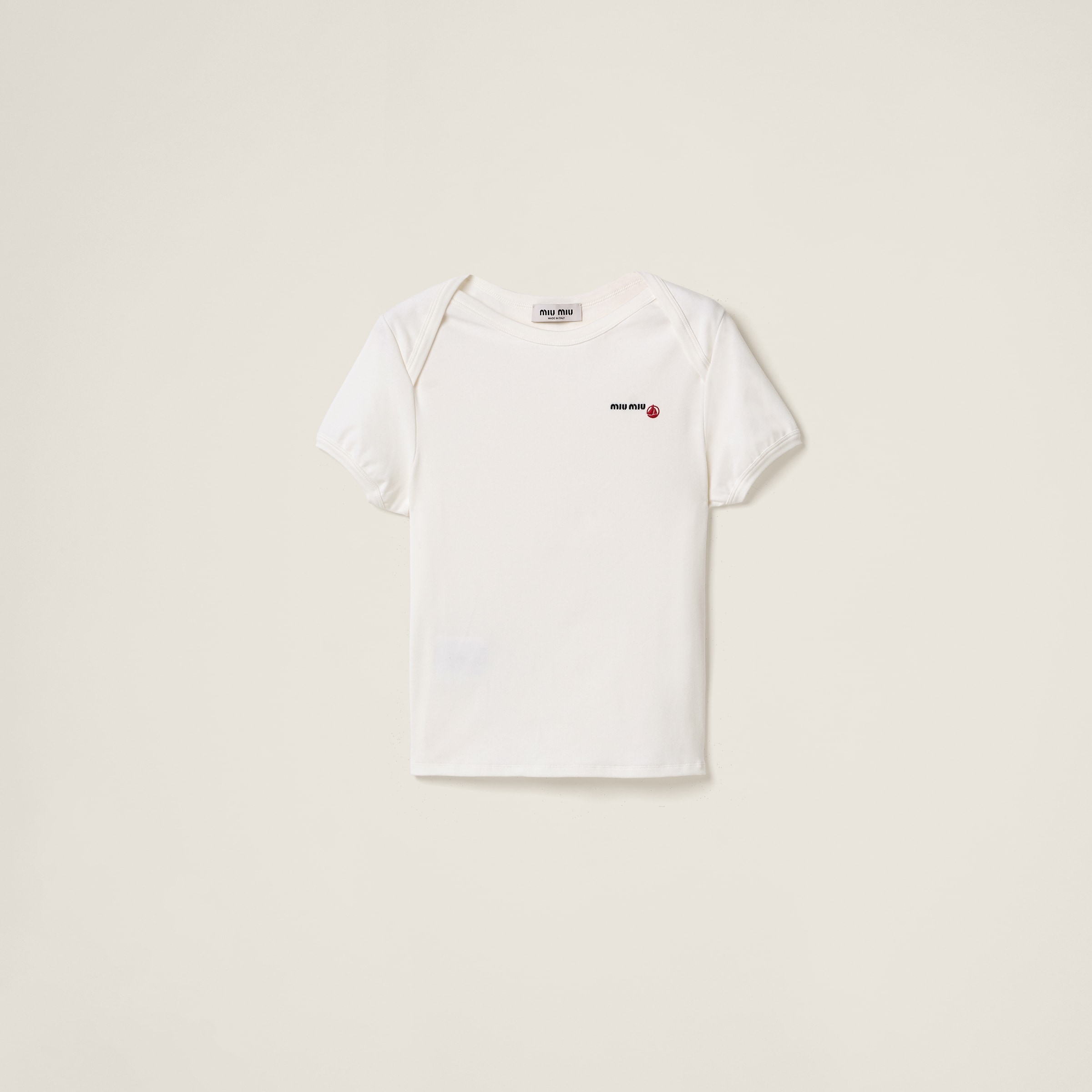 Petit Bateau X Miu Miu stretch jersey slim T-shirt