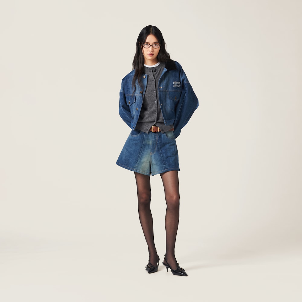 Denim shorts