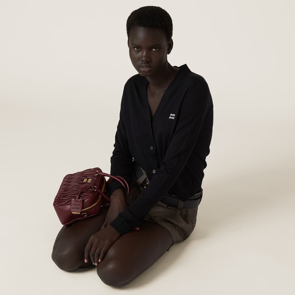 Cashmere and silk cardigan