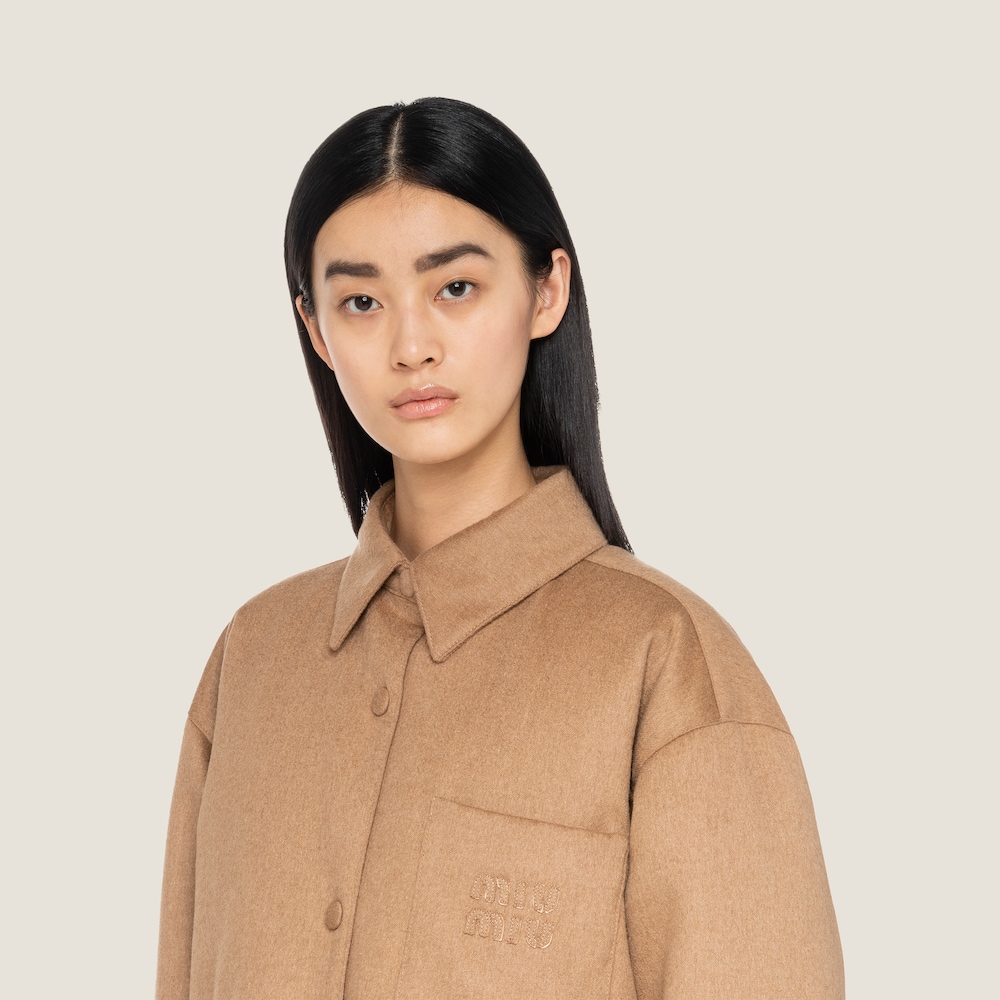 Camelhair down jacket