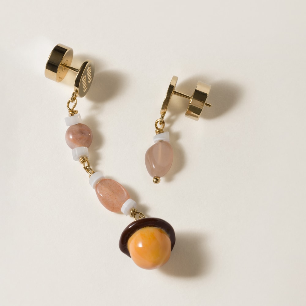 Metal earrings