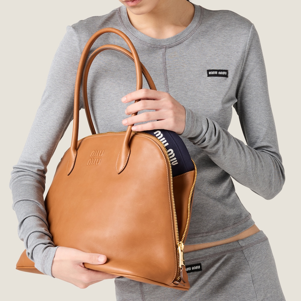 Jersey silk top with logo