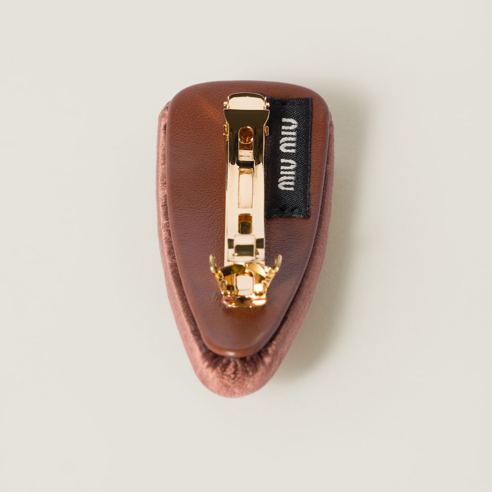 Satin hair clip