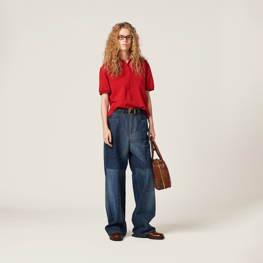 Five-pocket denim jeans